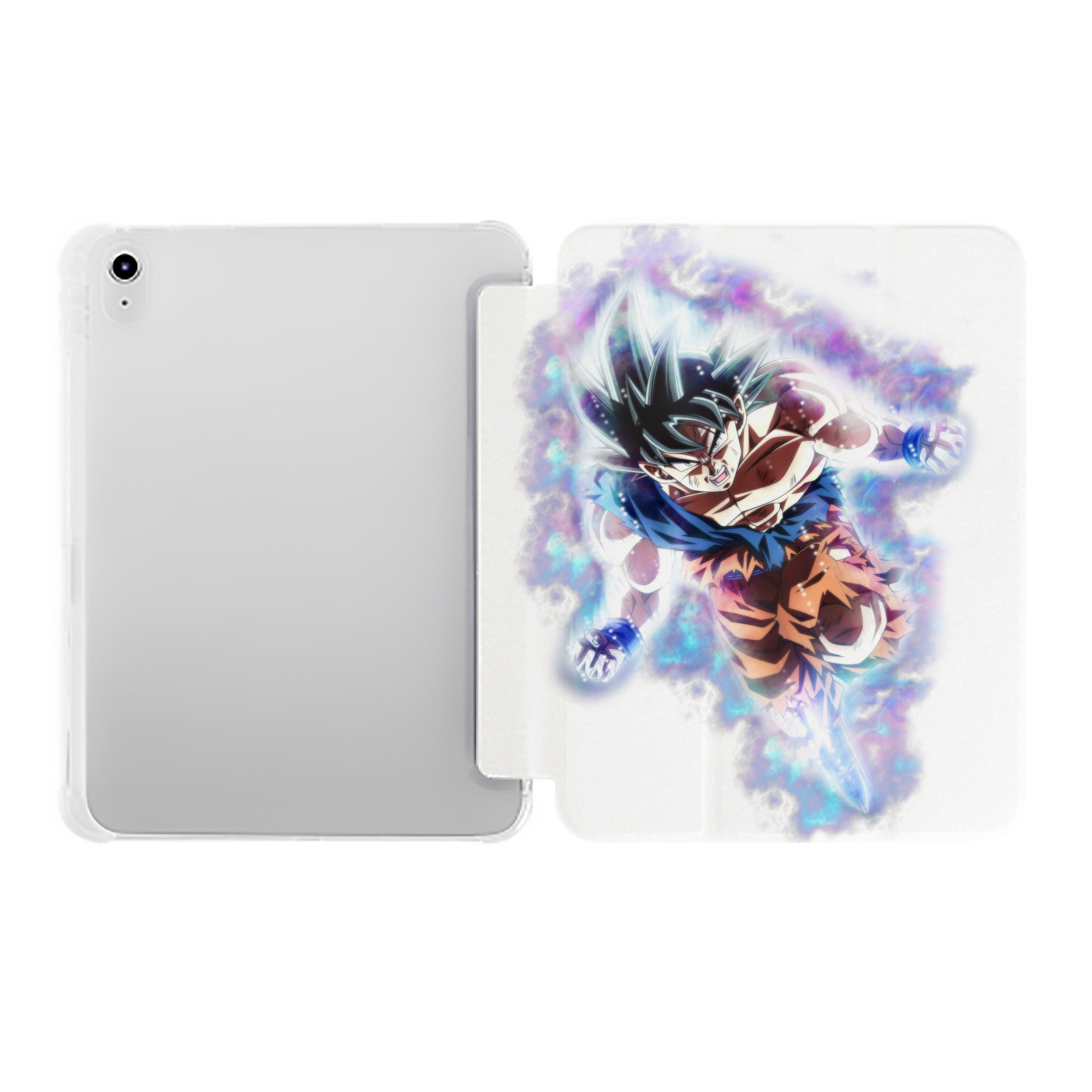 （画像用） ドラゴンボール 孫悟空（そん ごくう）Son Goku カカロット DRAGON BALL Kakarotto IPad ケース ペン収納付き 三つ折りスタンド PUレザー×シリコン 対応機種9.5/10.5/10.9インチ